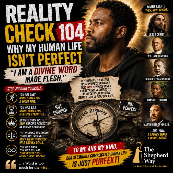 reality check 104 WHY MY HUMAN LIFE ISN'T PERFECT